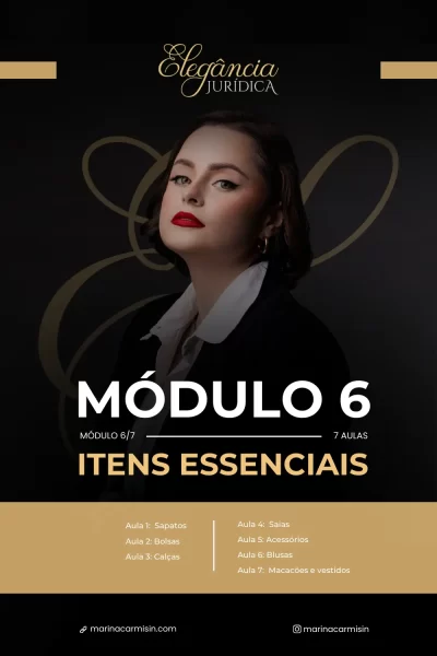 As peças necessárias para compor um dress code jurídico alinhado com a sua imagem pessoal.